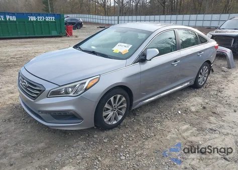 2015 Hyundai Sonata Sport z USA, uszkodzony, nr VIN 5NPE34AF7FH245316